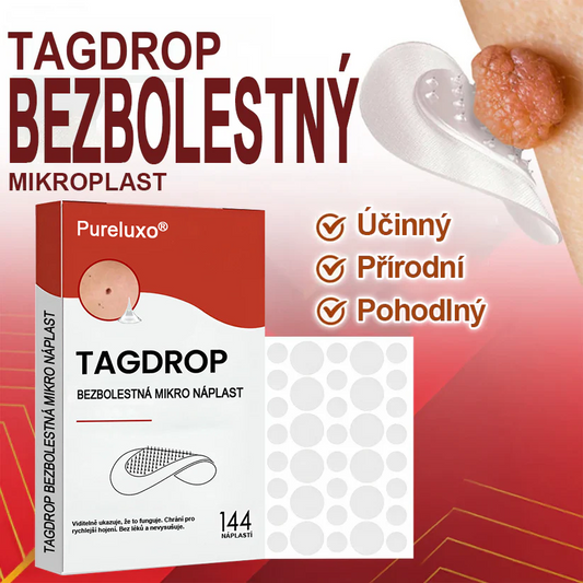 Pureluxo® Mikrovpichová botanická náplast na odstranění kožních výrůstků 🇨🇿 Vyrobeno v Česká republika