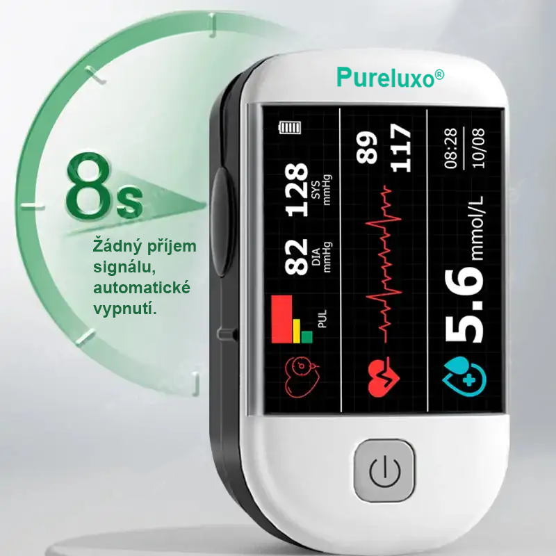 👩‍💼 Pureluxo® další generace inteligentního, multifunkčního, neinvazivního laserového glukometru 👩‍💼 [99,9% přesnost]